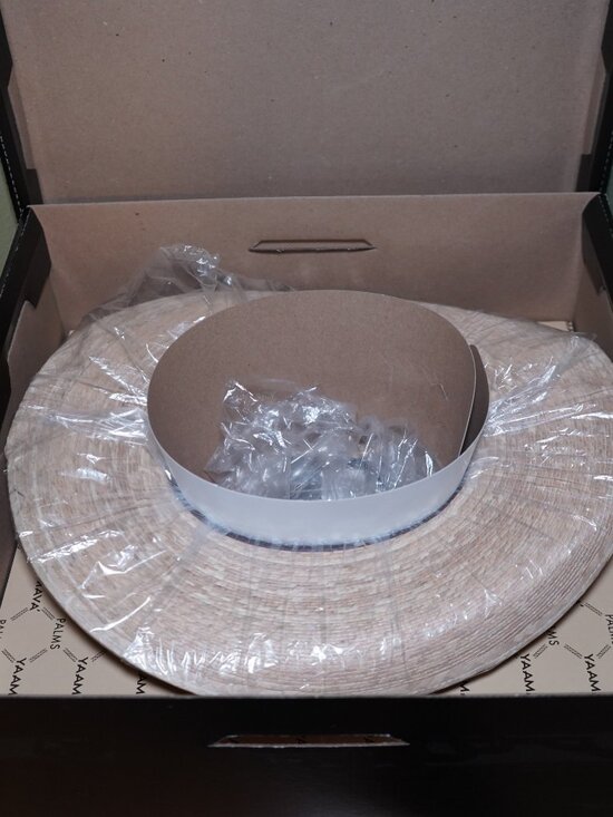 NWT BRIXTON TRAVLER COWBOY STRAW HAT Sz S/7 Natural main image 6